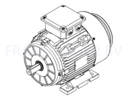 TECHTOP 112 M moteur electrique - 4kW  2 pole / 3000tr/min  B3