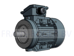 T3A  0.37KW  1500rpm  230/400V  B14L  IE3