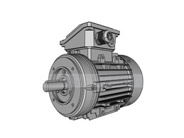 TECHTOP 80 K motor electrique - 0.55kW  4 poles / 1500tr/min  B14S