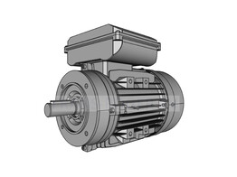 OMEC 90 S Monofasige Elektromotor - 1.5kW  2 pole / 3000rpm  B14S
